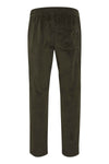 Blend pantaloni a coste verde con elastico 20716615 Pantaloni Blend