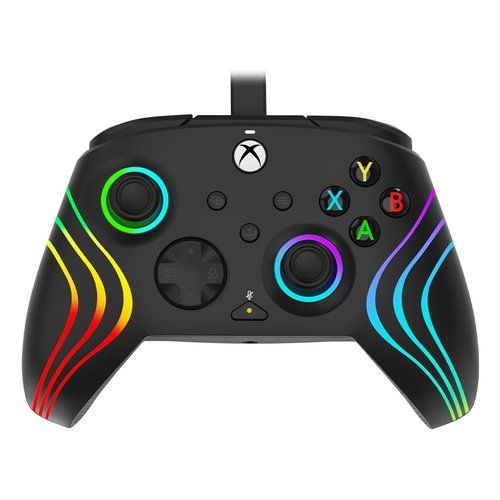 Pdp afterglow wave nero usb gamepad pc, xbox one, xbox series s, xbox series x - 049 024