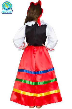 COSTUME CARNEVALE TARANTELLA PICCOLA - PEGASUS 0709