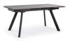 Tavolo allungabile Jarkko in grées porcellanato e legno d'abete 160-240x90