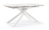 Tavolo allungabile Joakim in grés porcellanato e legno mango 160-240x90