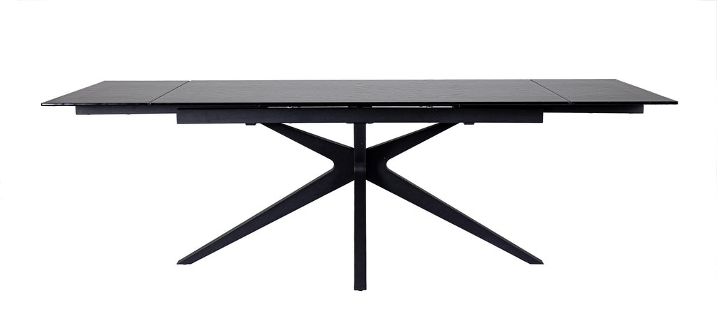 Tavolo allungabile "Aira" in vetro e mdf 160-240x90