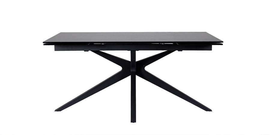 Tavolo allungabile "Aira" in vetro e mdf 160-240x90