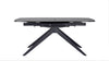Tavolo allungabile Anja in vetro e legno d'abete 180-240x90