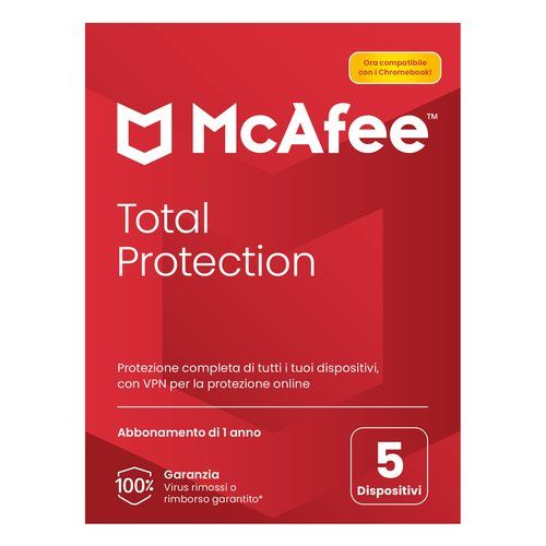 Software mc afee mtp21inr5rflt total protection 5 device