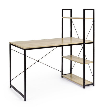 Scrivania da ufficio e stanzetta Elettra moderna con struttura in alluminio elegante