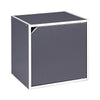 Cubo mensola 35 cm componibile a libreria arredamento moderno
