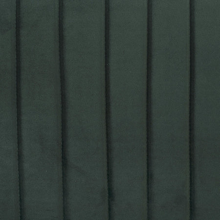 Divano letto in velluto verde 3 posti "Johnny " con piedi e struttura ottone 210 cm