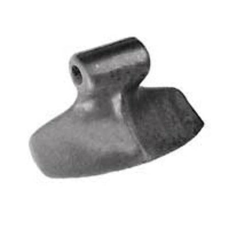 Mazza trincia larghezza 170mm lunghezza 80mm attacco 70mm e foro Ø 16,5mm adattabile a Palladino