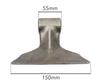 Mazza trincia larghezza 150mm lunghezza 100mm attacco 55mm e foro Ø 20,5mm
