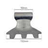 Mazza trincia 155x110mm attacco 90mm e foro 20,5mm
