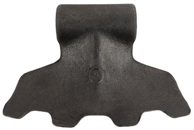 Mazza trincia dentata 155x85mm attacco 70mm e foro 16,5mm