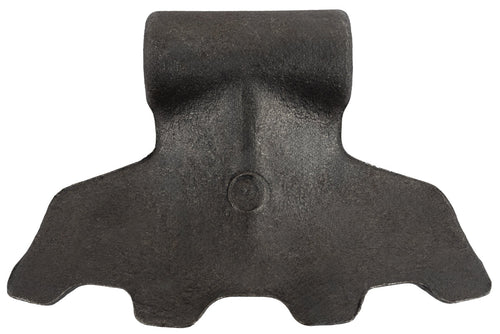 Mazza trincia dentata 155x85mm attacco 70mm e foro 16,5mm