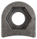 Supporto per mazza trinciasemi altezza 53x50mm esagono 30,5mm