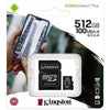Kingston technology scheda micsdxc canvas select plus 100r a1 c10 da 512gb + adattatore - KINSDCS2/512GB