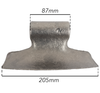 Mazza trincia larghezza 205mm attacco 87mm lunghezza 87mm