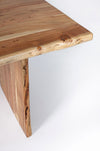 Tavolo Eneas rettangolare, con gambe, in legno di acacia da 200 x 95 cm
