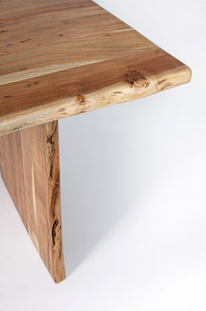 Tavolo Eneas rettangolare, con gambe, in legno di acacia da 200 x 95 cm