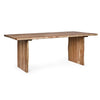 Tavolo Eneas rettangolare, con gambe, in legno di acacia da 200 x 95 cm