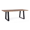 Tavolo Artur rettangolare, con gambe, in legno di acacia da 200 x 95 cm