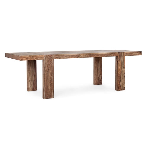 Tavolo allungabile Sunderland rettangolare, con gambe, in legno sheesham da 175-265 x 90 cm