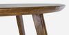 Tavolo Sylvester rotondo, con gambe, in legno di mango, stile vintage da Ø 120 cm