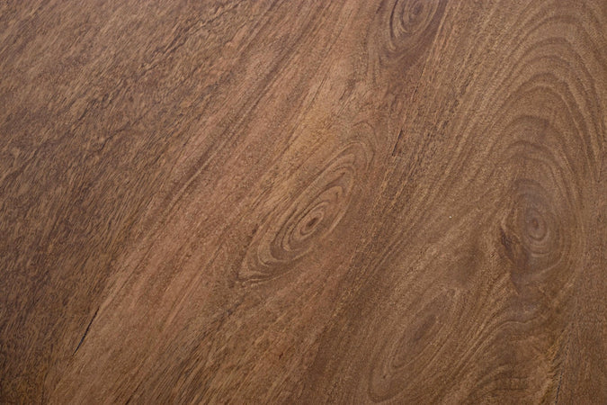 Tavolo Sherman rotondo, con gambe, in legno di mango, stile vintage da Ø 120 cm