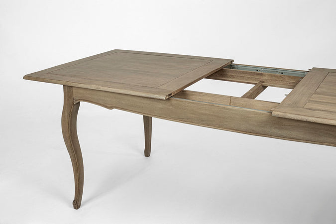 Tavolo allungabile Domitille rettangolare, con gambe, in legno di mango da 180-225 x 90 cm