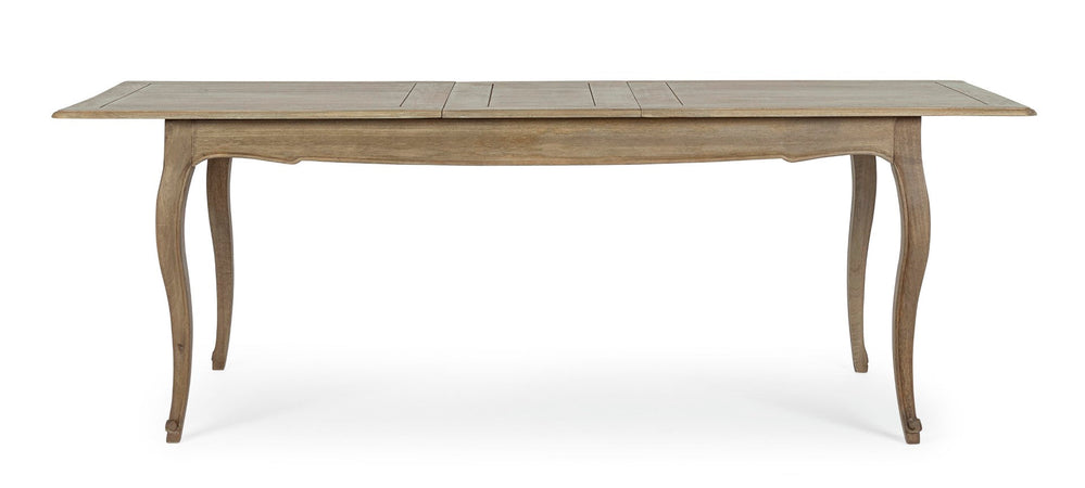 Tavolo allungabile Domitille rettangolare, con gambe, in legno di mango da 180-225 x 90 cm