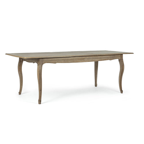 Tavolo allungabile Domitille rettangolare, con gambe, in legno di mango da 180-225 x 90 cm