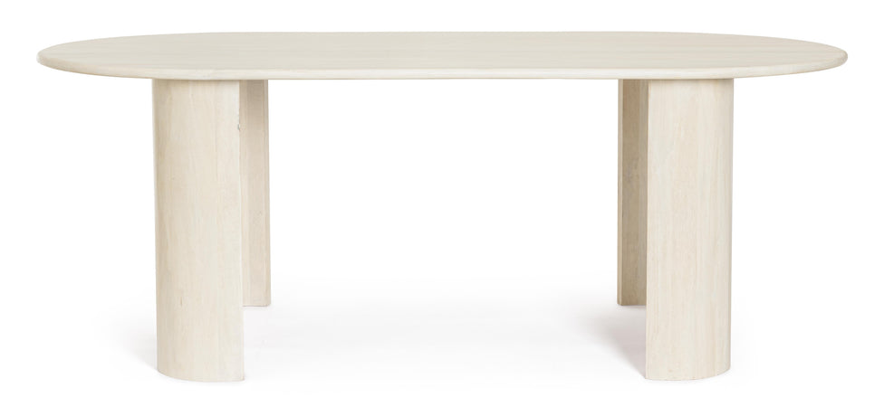 Tavolo "Orlando" in legno di mango 210-100x76
