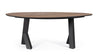 Tavolo Garwood piano in nobilitato rovere e gambe in acciaio 200x115 cm