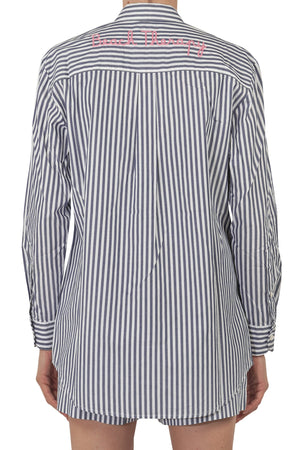 MC2 SAINT BARTH MC2 Saint Barth - Camicia - 450901 - Bianco/Blu da donna