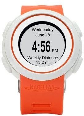 Magellan echo orologio sportivo arancione 128 x 128 pixel bluetooth