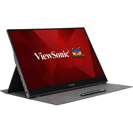 Viewsonic td1655 monitor pc 39,6 cm (15.6\") 1920 x 1080 pixel full hd led touch screen multi utente nero, argento