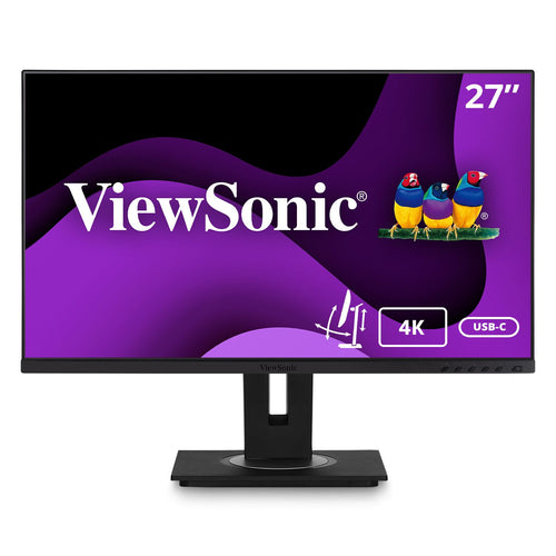 Viewsonic vg series vg2756-4k monitor pc 68,6 cm (27\) 3840 x 2160 pixel 4k ultra hd led nero