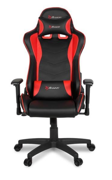 Arozzi sedia gaming mezzo v2 in similpelle colore nero e rosso - MEZZO-V2-RED