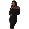 Guess mini abito nero in maglia Amber W5RK0G Z2YJ2 JBLK Vestiti Guess
