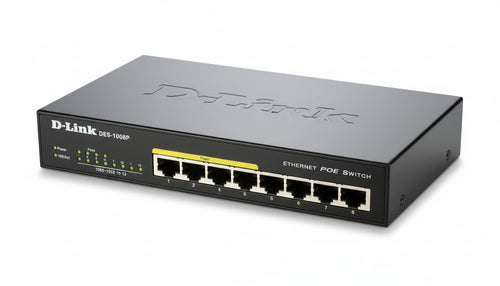 D-link dgs-1008p/e switch di rete non gestito l2 supporto power over ethernet (poe) nero