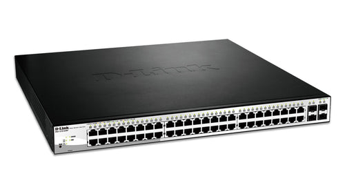 D-link dgs-1210-52mp switch di rete gestito l2 gigabit ethernet (10/100/1000) 1u nero