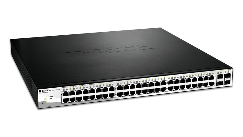 D-link dgs-1210-52mp switch di rete gestito l2 gigabit ethernet (10/100/1000) 1u nero