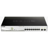 D-link dgs-1210-10mp switch di rete gestito l2/l3 gigabit ethernet (10/100/1000) supporto power over ethernet (poe) nero