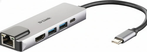 D-link dub-m520 replicatore di porte e docking station per laptop cablato thunderbolt 3 alluminio - DLINE000162