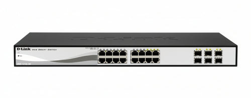 D-link dgs-1210-16 gestito l2 gigabit ethernet (10/100/1000) nero