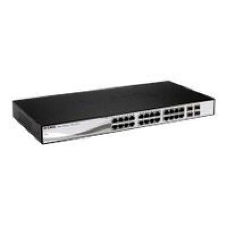 D-link dgs-1210-24 gestito l2 gigabit ethernet (10/100/1000) 1u nero - 140986