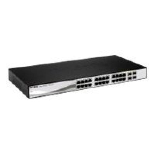 D-link dgs-1210-24 gestito l2 gigabit ethernet (10/100/1000) 1u nero - 140986