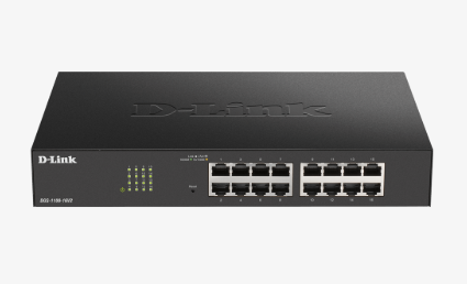 D-link dgs-1100-16v2 gestito l2 gigabit ethernet (10/100/1000) nero