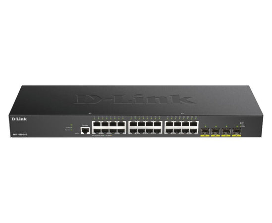 24-port smart managed switch with 4x 10g sfp - DGS-1250-28X