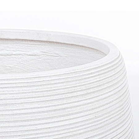 Set di balconiere vasi da giardino balcone esterno per piante antracite Stripes