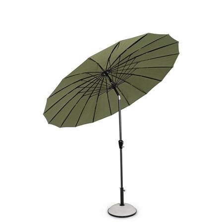 Ombrellone palo centrale "Atlanta" in acciaio verniciato a polvere per giardino e balcone Ø 270 cm